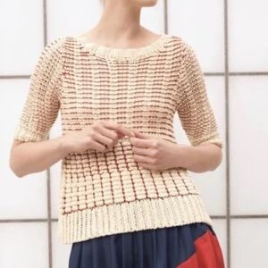 Anthropologie/ Fiets Voor 2 Loose Knit Hidden Glow Sweater- Size M